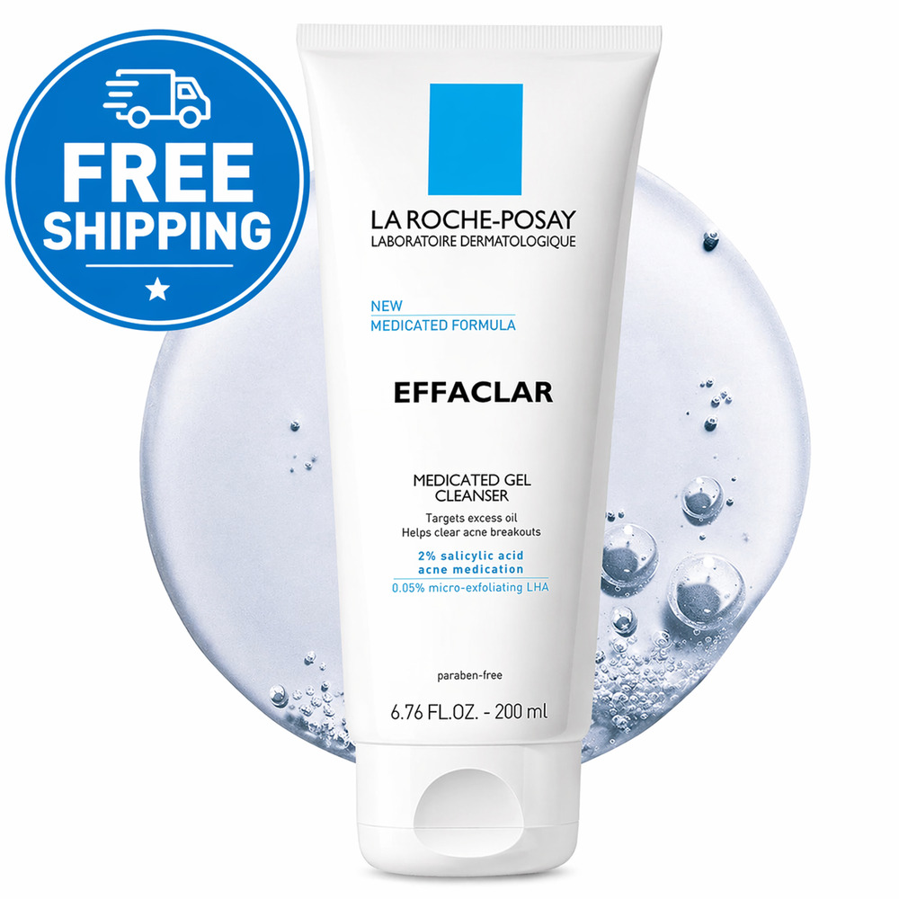 La Roche-Posay Effaclar Medicated Gel Cleanser 2% Salicylic Acid Acne